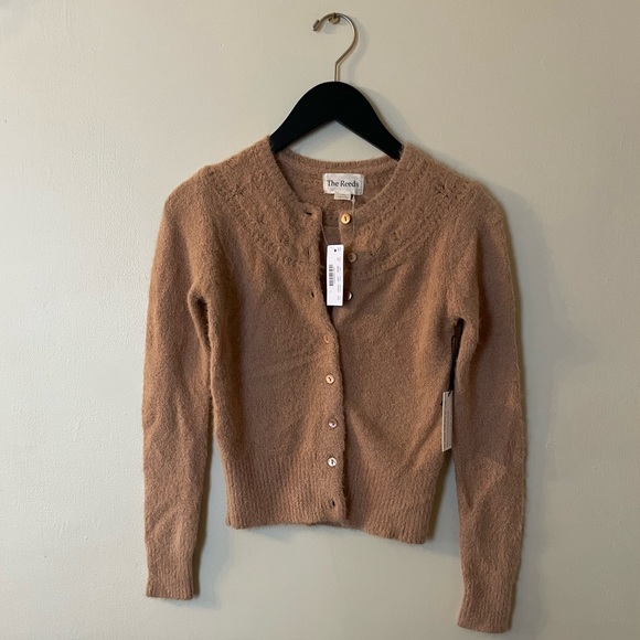 NWT The Reeds X J. Crew Fuzzy Cardigan Sweater - Picture 2 of 6